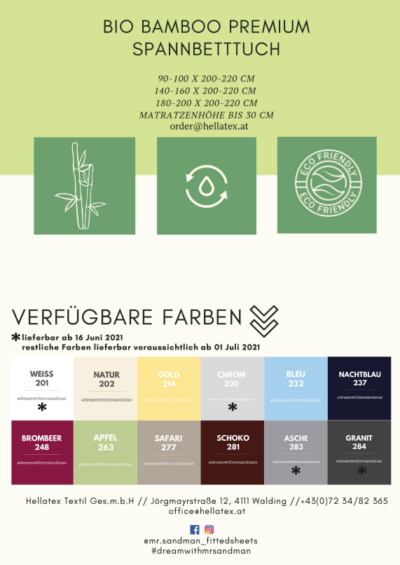 TUCHENTBEZUG Qualität BIO BAMBOO PREMIUM 135 x 200 cm